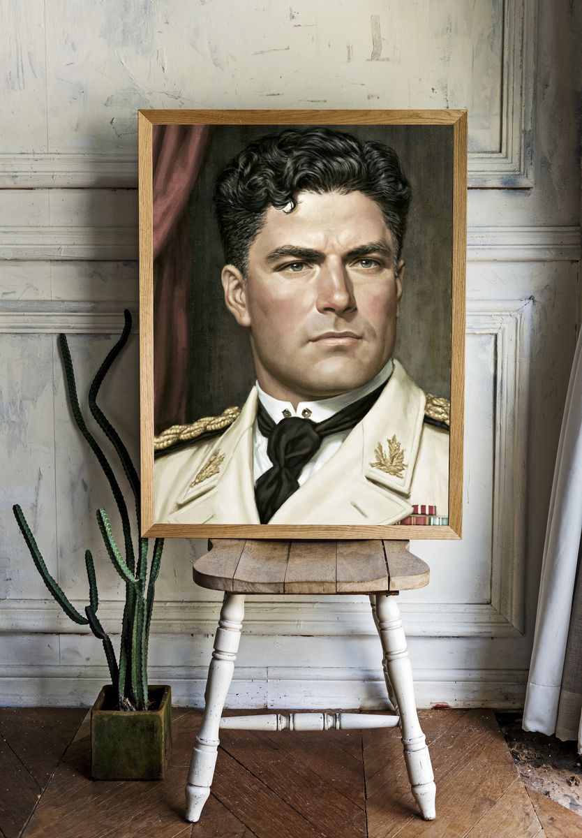 Military Portrait Fine-Art Poster. room preview