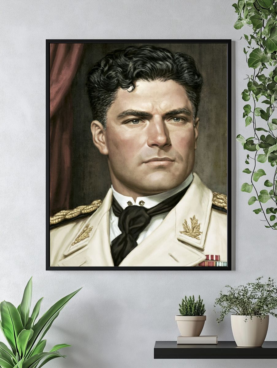 Military Portrait Fine-Art Poster. — room view 4