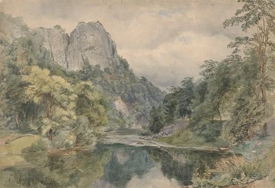 High Tor, Matlock. poster print