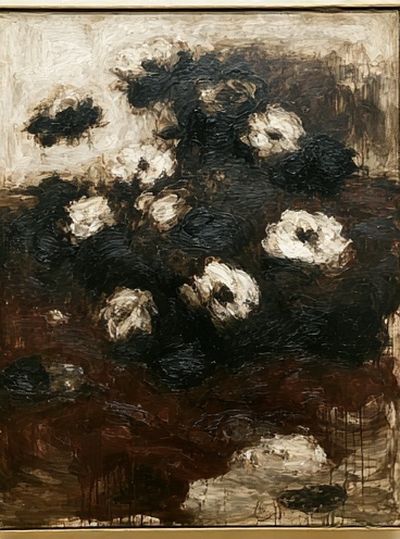 Dark Floral Still Life Poster.