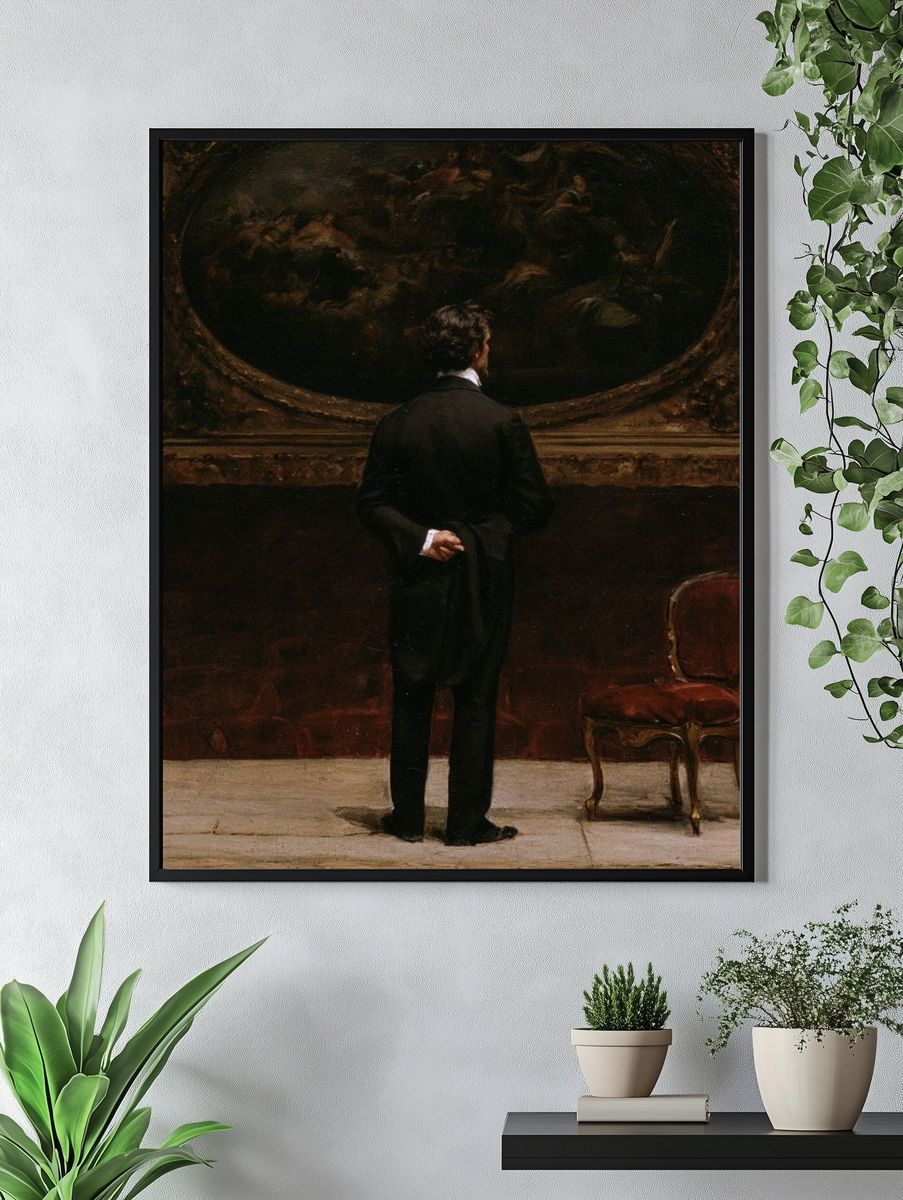 Museum Visitor Fine-Art Print. — room view 4