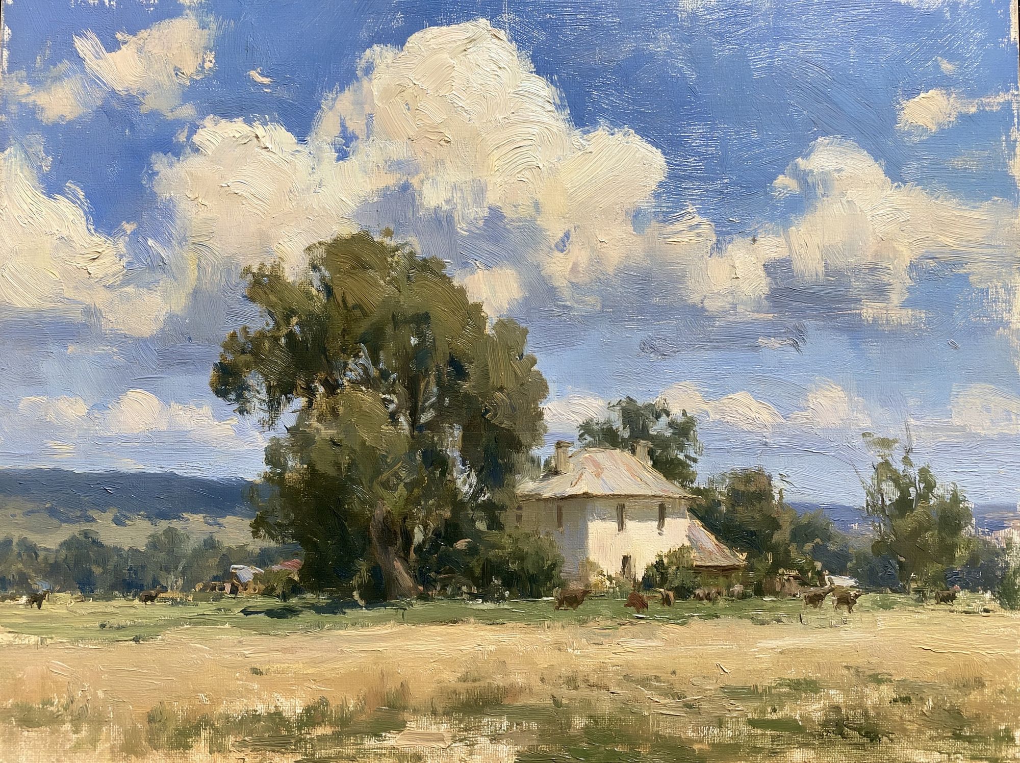 Countryside Clouds Fine-Art Print. poster detail