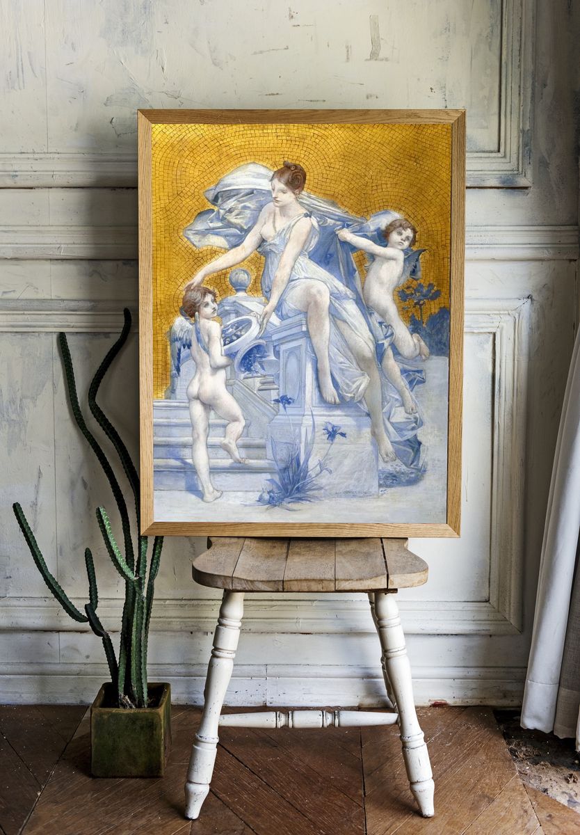 Allegory Fortune (1896) painting high. room preview