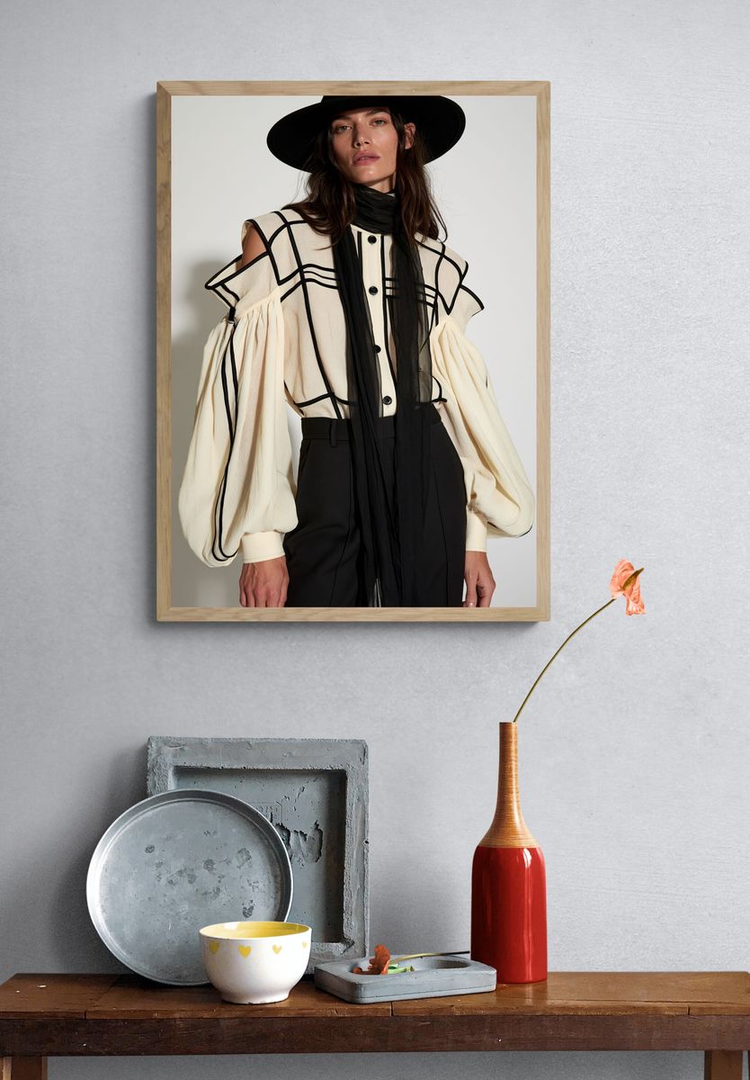 Fashion Portrait Photography Poster. — room view 3