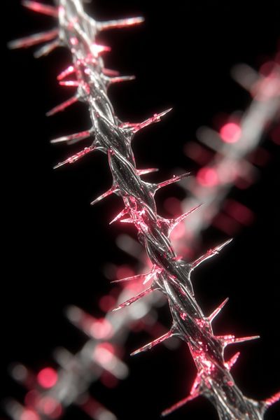 Abstract Thorny Structure — Fine Art Print. poster