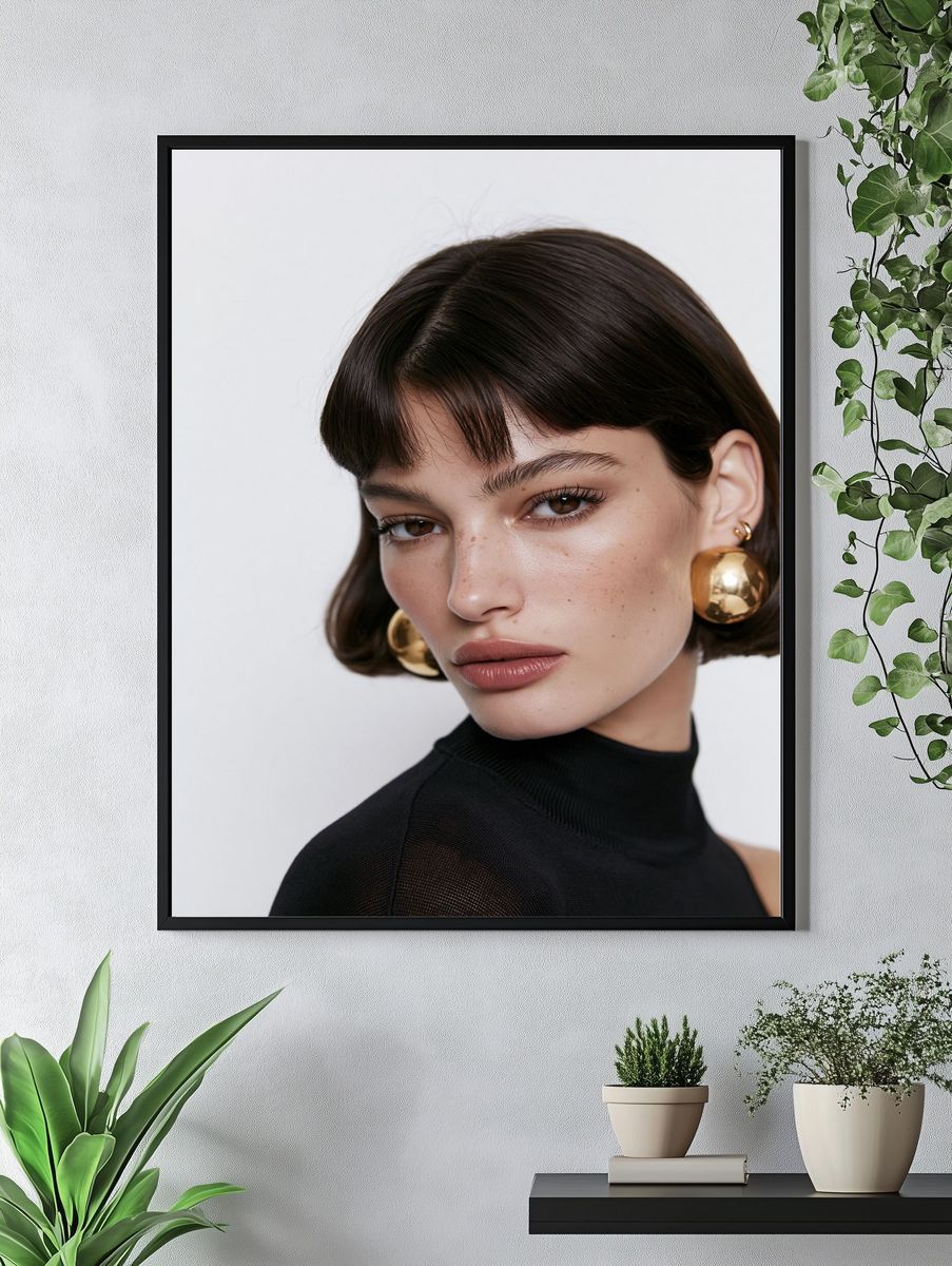 Fashion Portrait Photography Poster. — room view 4