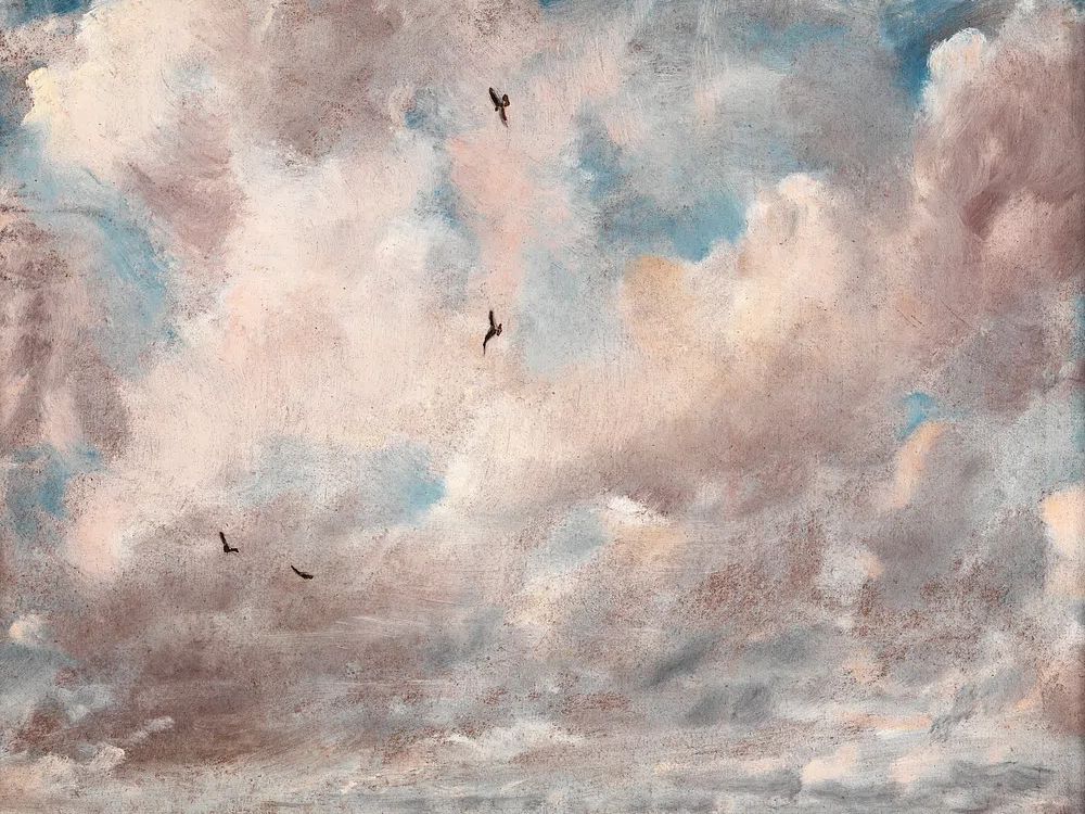 Cloud (1821) painting John Constable. poster — fine-art art