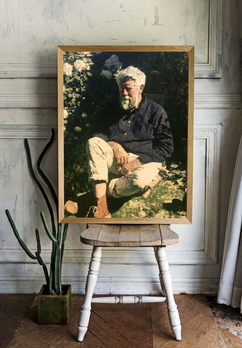 Garden Portrait Fine-Art Poster. — room view 1