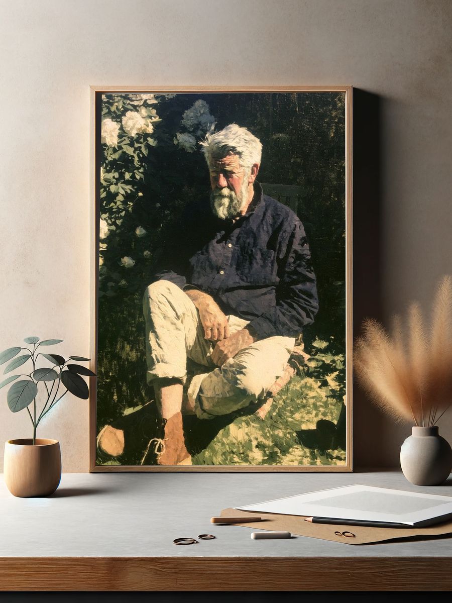 Garden Portrait Fine-Art Poster. — room view 2