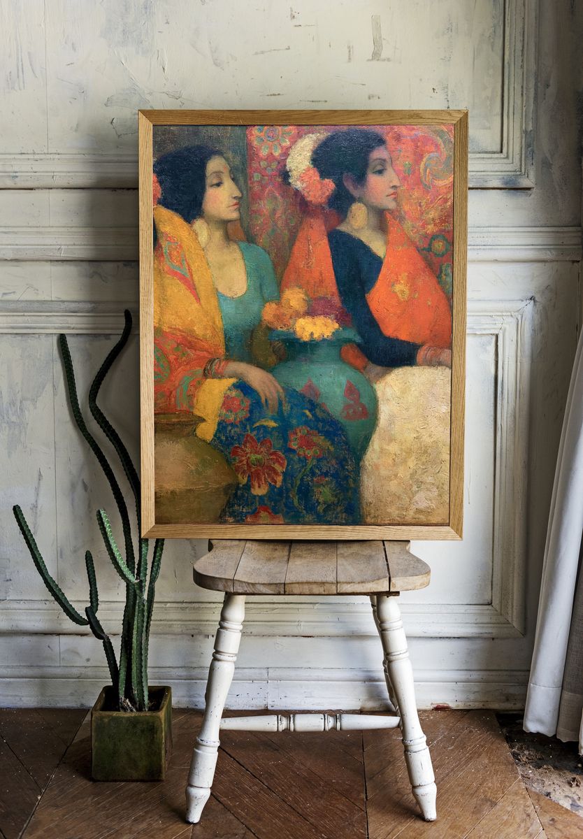 Oriental Women Fine-Art Poster. room preview