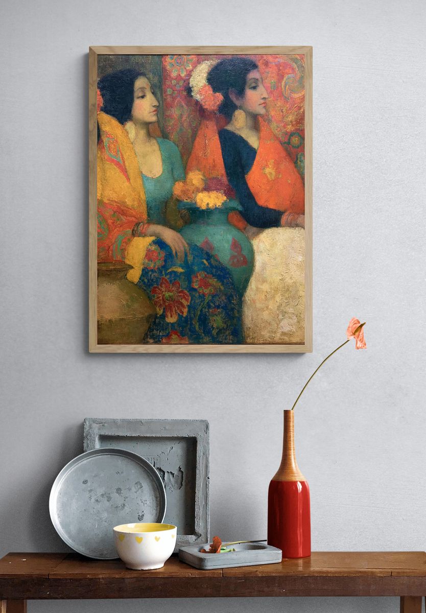 Oriental Women Fine-Art Poster. — room view 3