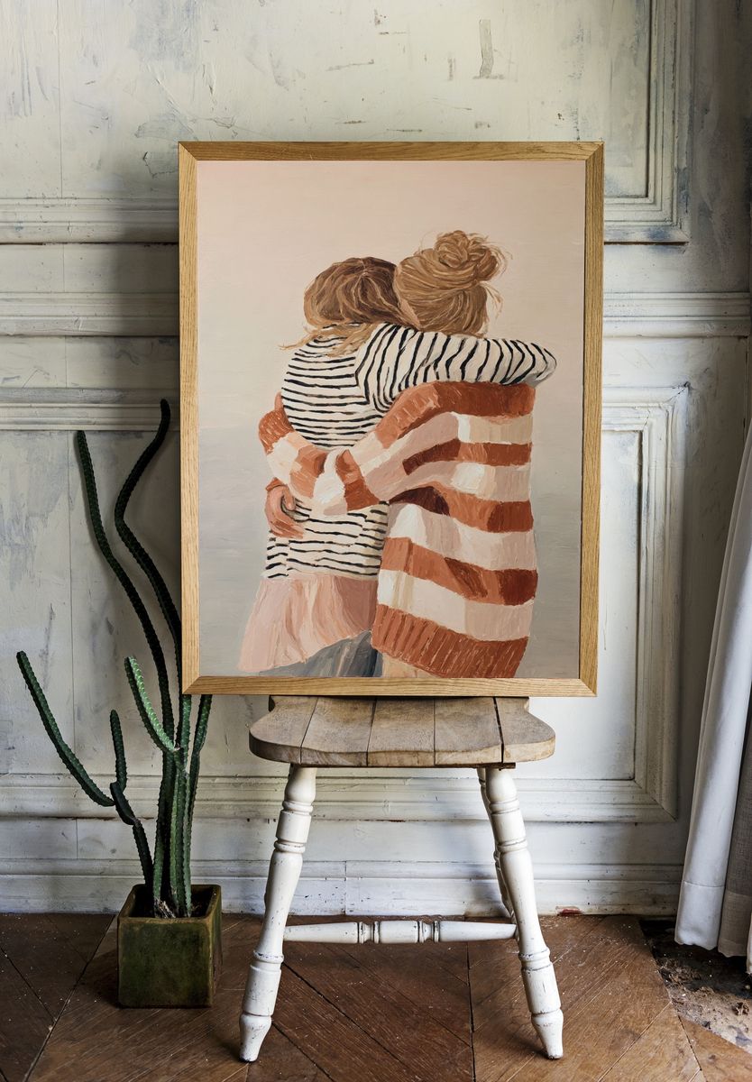 Warm Embrace — Fine Art Print. — room view 1