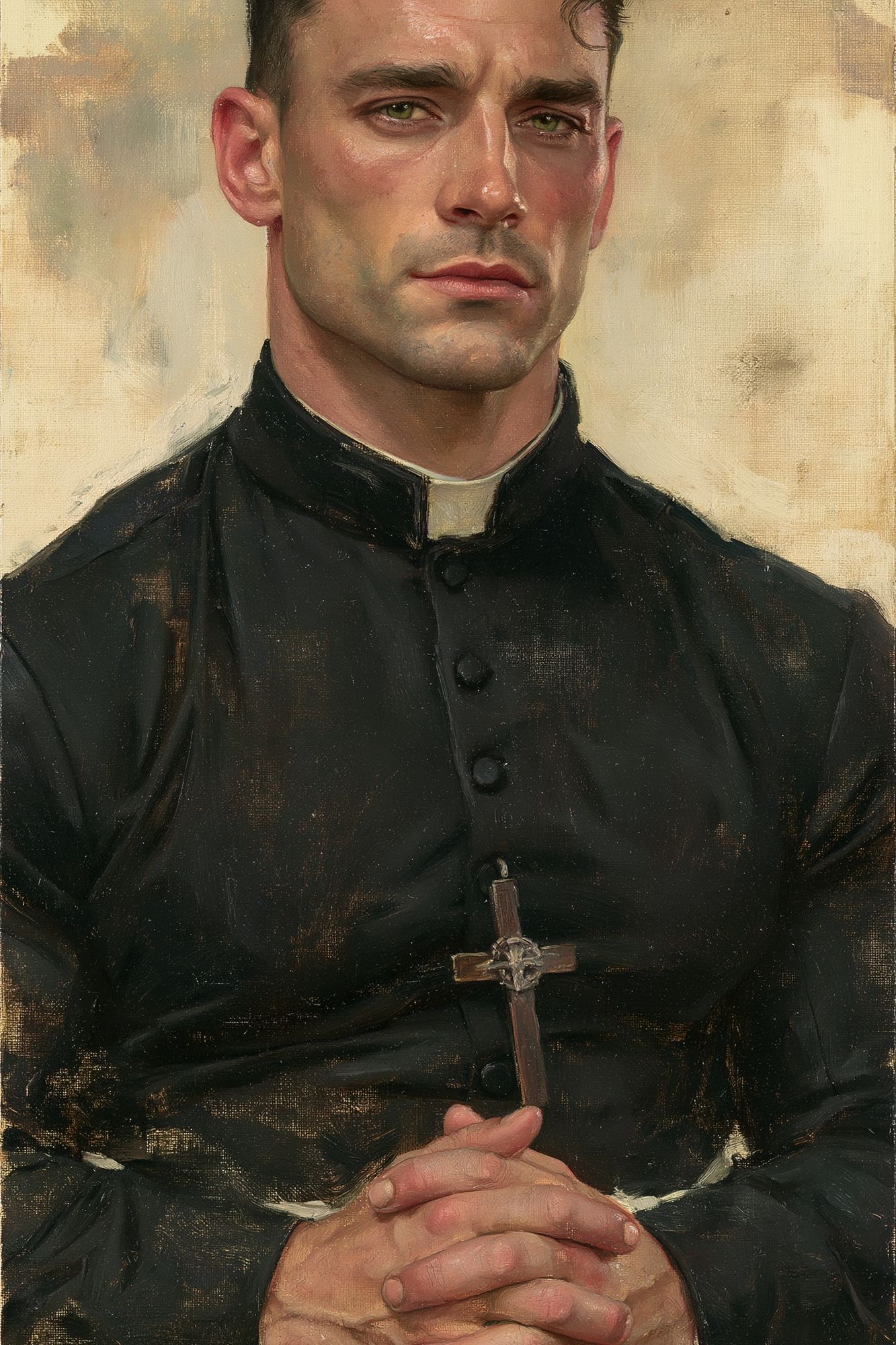 Priest Portrait Fine-Art Print. poster detail
