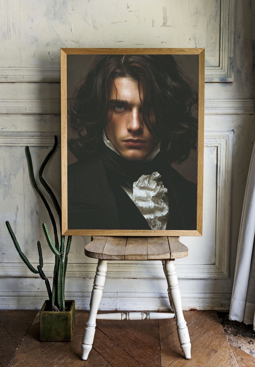 Gothic Portrait — Fine-Art Print. room preview