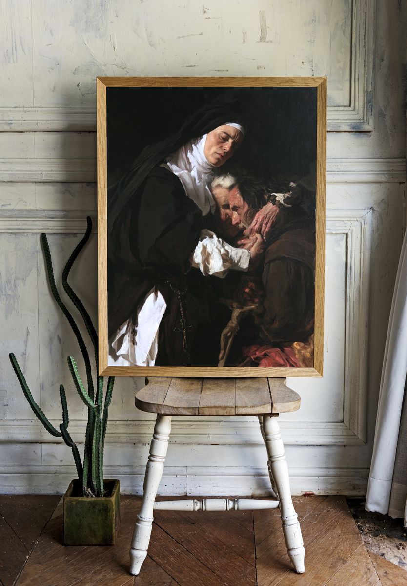Baroque Mourning Scene Fine-Art Print. — room view 1