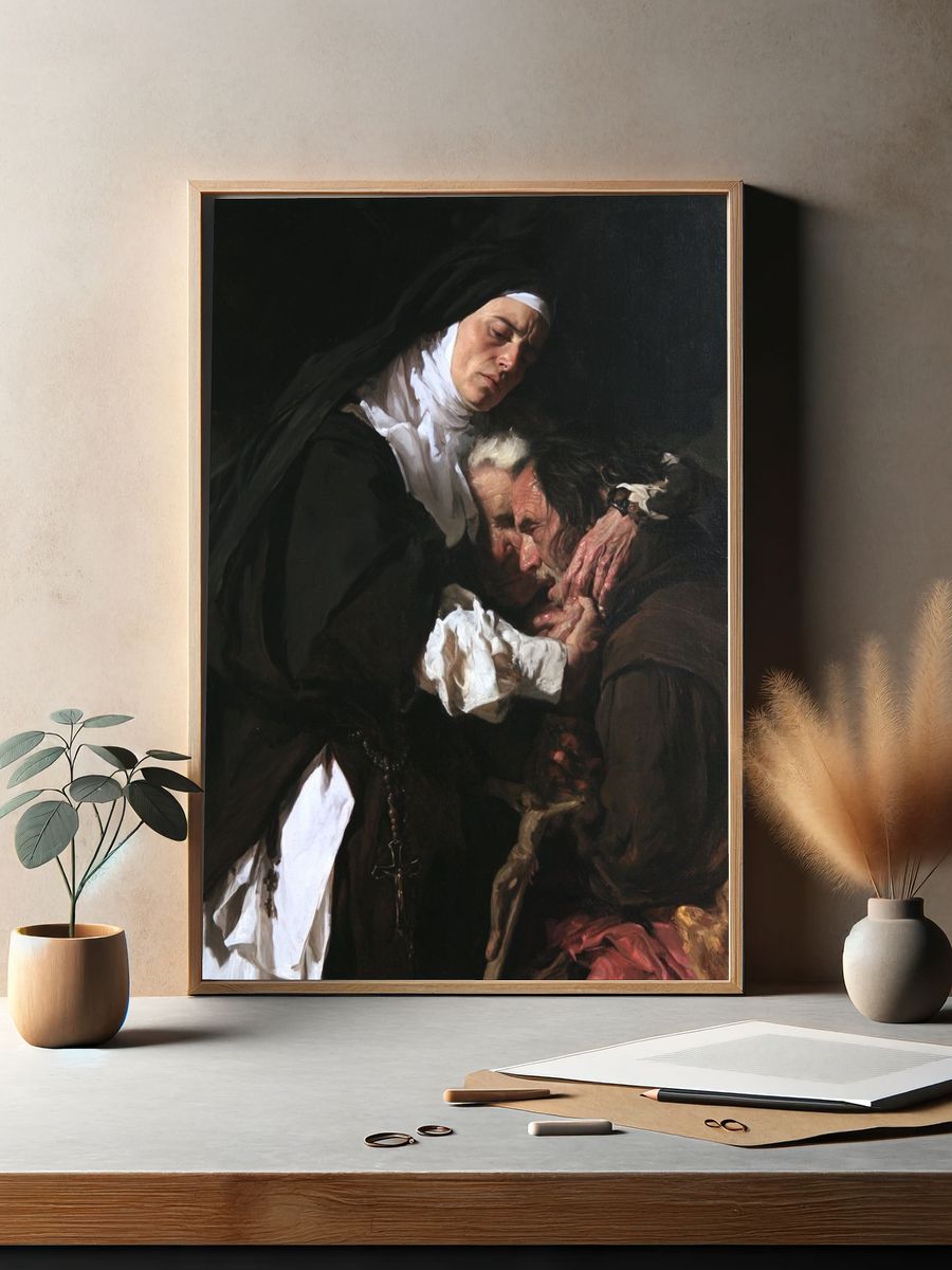 Baroque Mourning Scene Fine-Art Print. — room view 2