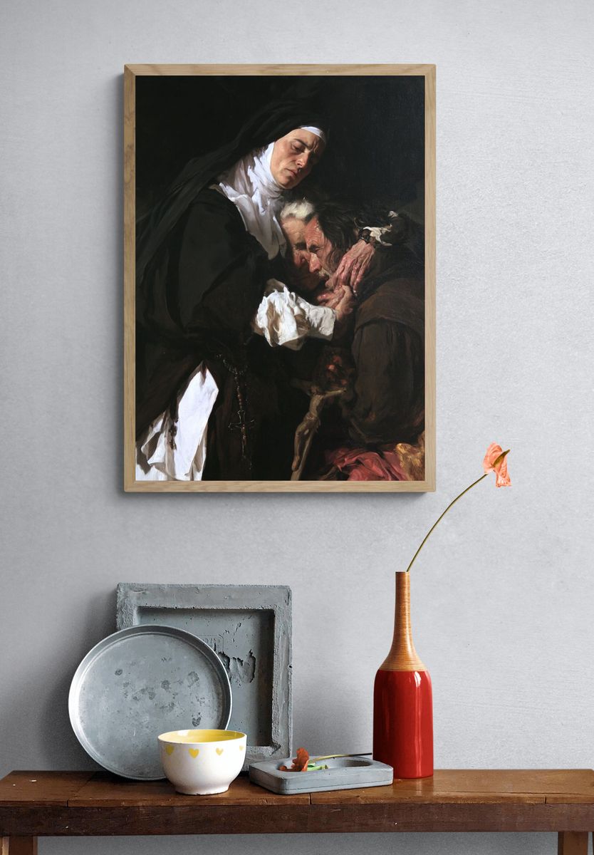 Baroque Mourning Scene Fine-Art Print. — room view 3