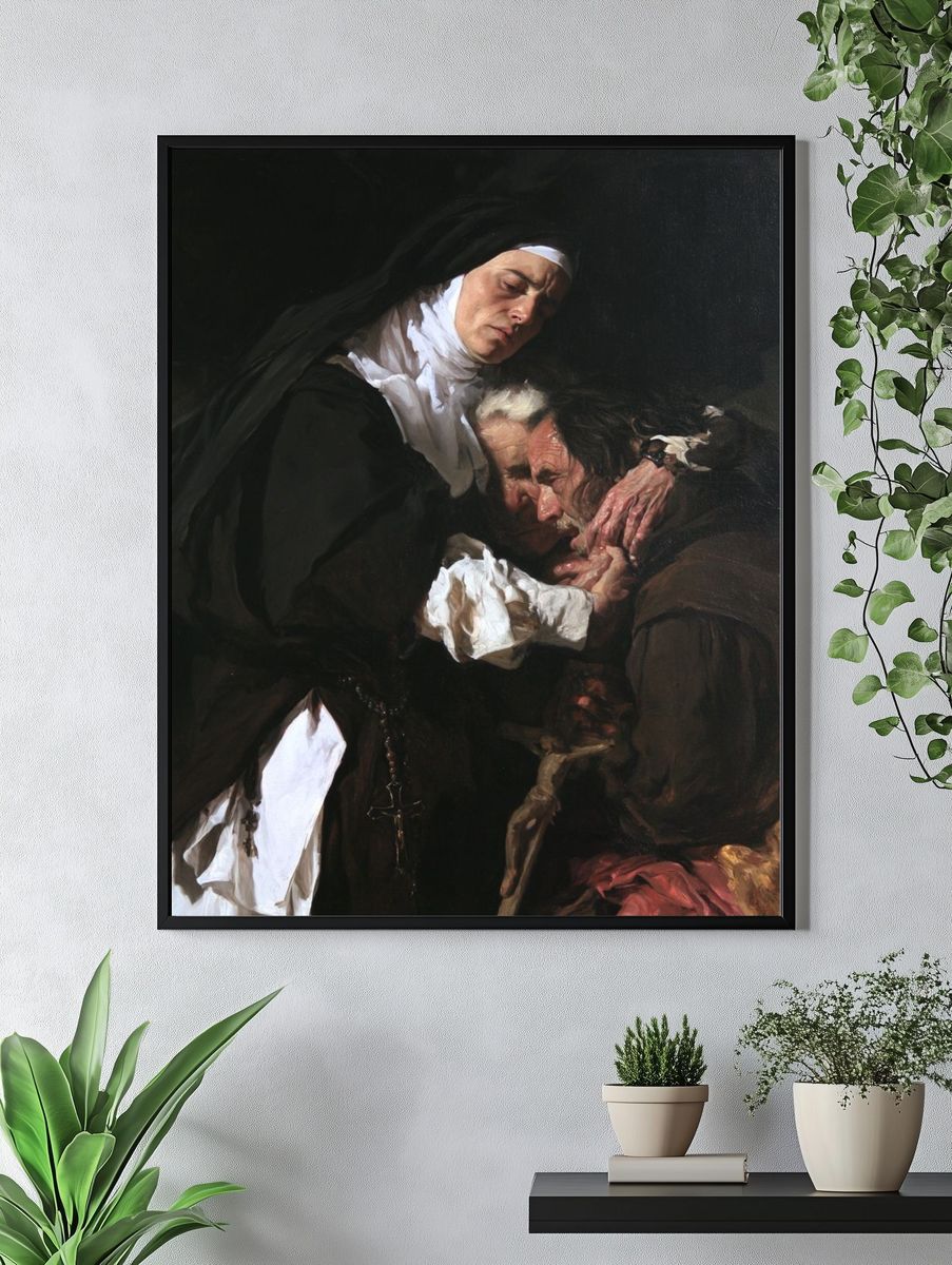 Baroque Mourning Scene Fine-Art Print. — room view 4