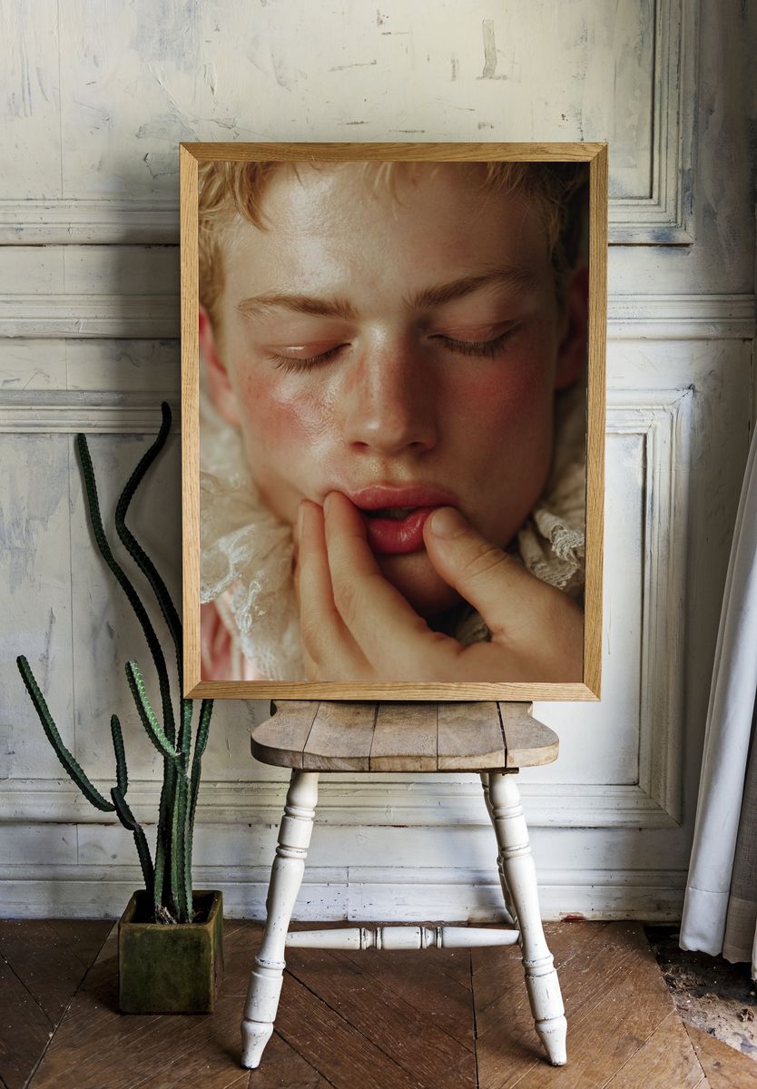 Intimate Portrait — Fine Art Print. room preview