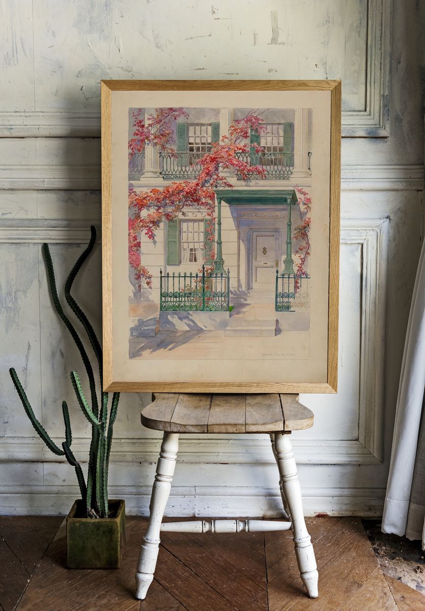 Charming Victorian House — Fine Art Print room preview