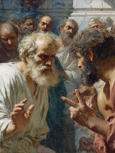 Ancient Philosophers — Fine-Art Print. poster print