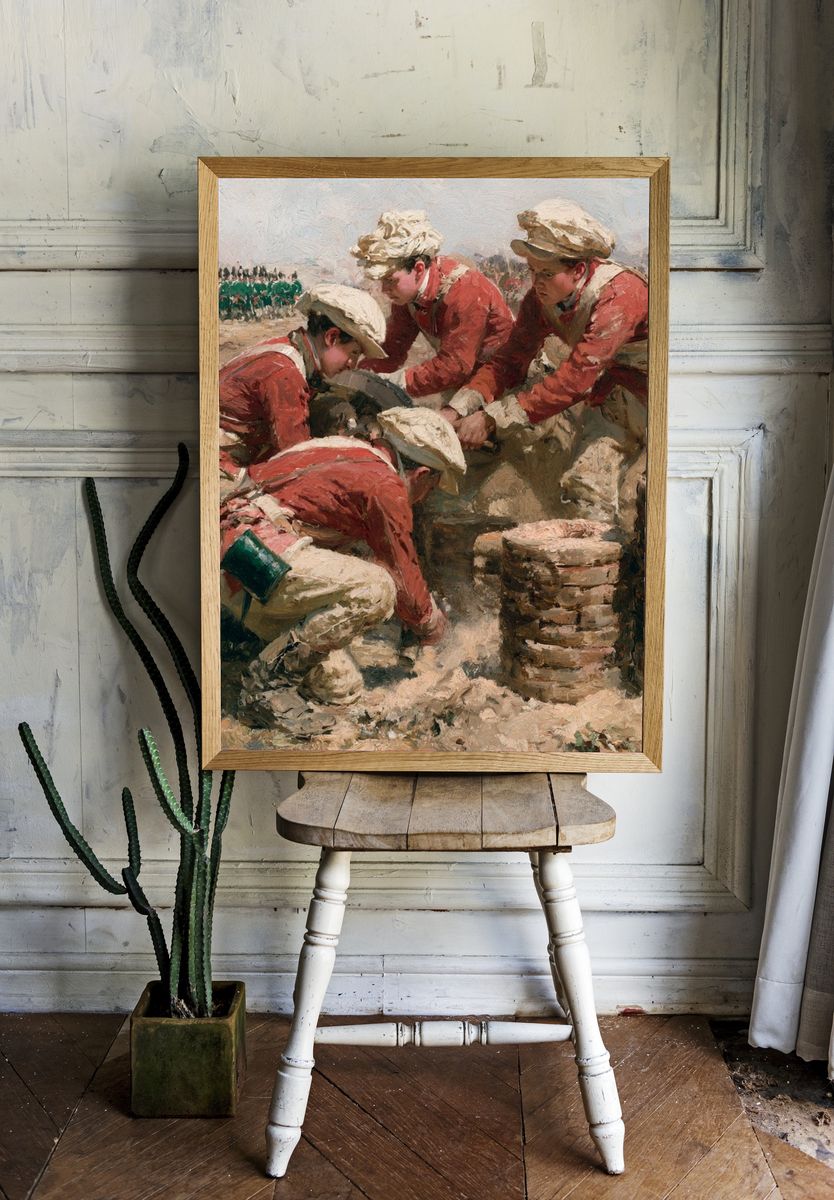 Napoleonic Soldiers — Fine-Art Print. room preview