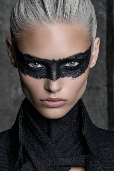 Masked Fashion Portrait Poster. poster print