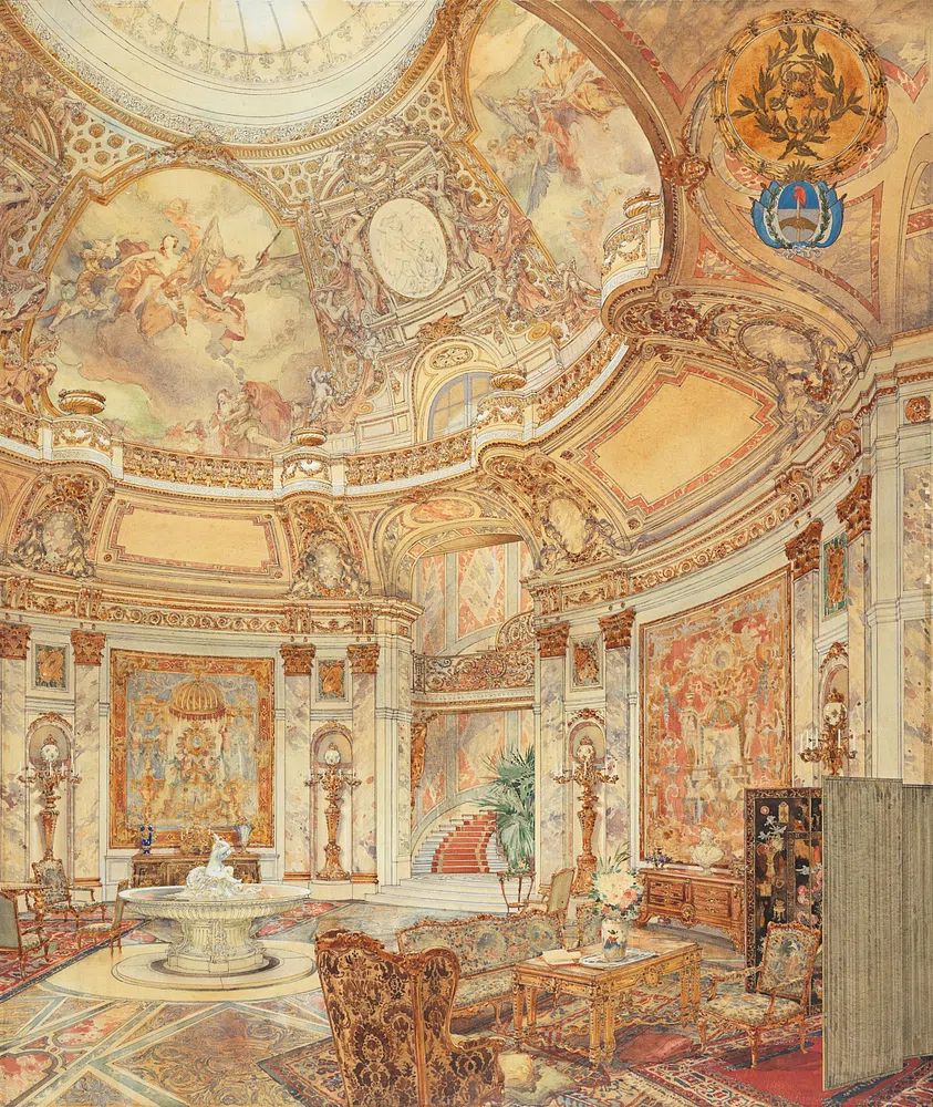 Opulent Interior — Fine Art Print. poster detail