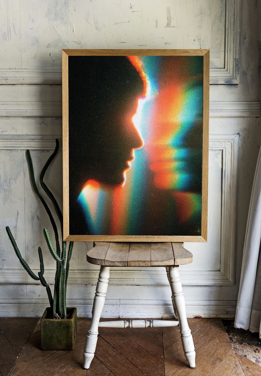 Silhouette Reflection — Fine Art Print. room preview