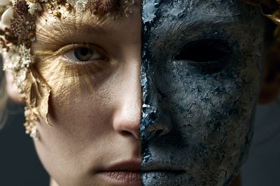 Duality Portrait Fine-Art Poster. poster print