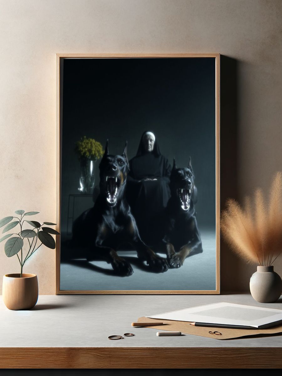 Guardians of the Night — Fine Art Print. — room view 2