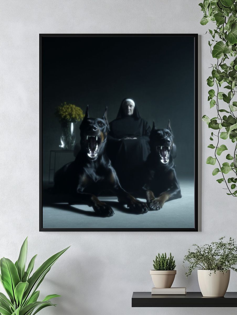 Guardians of the Night — Fine Art Print. — room view 4