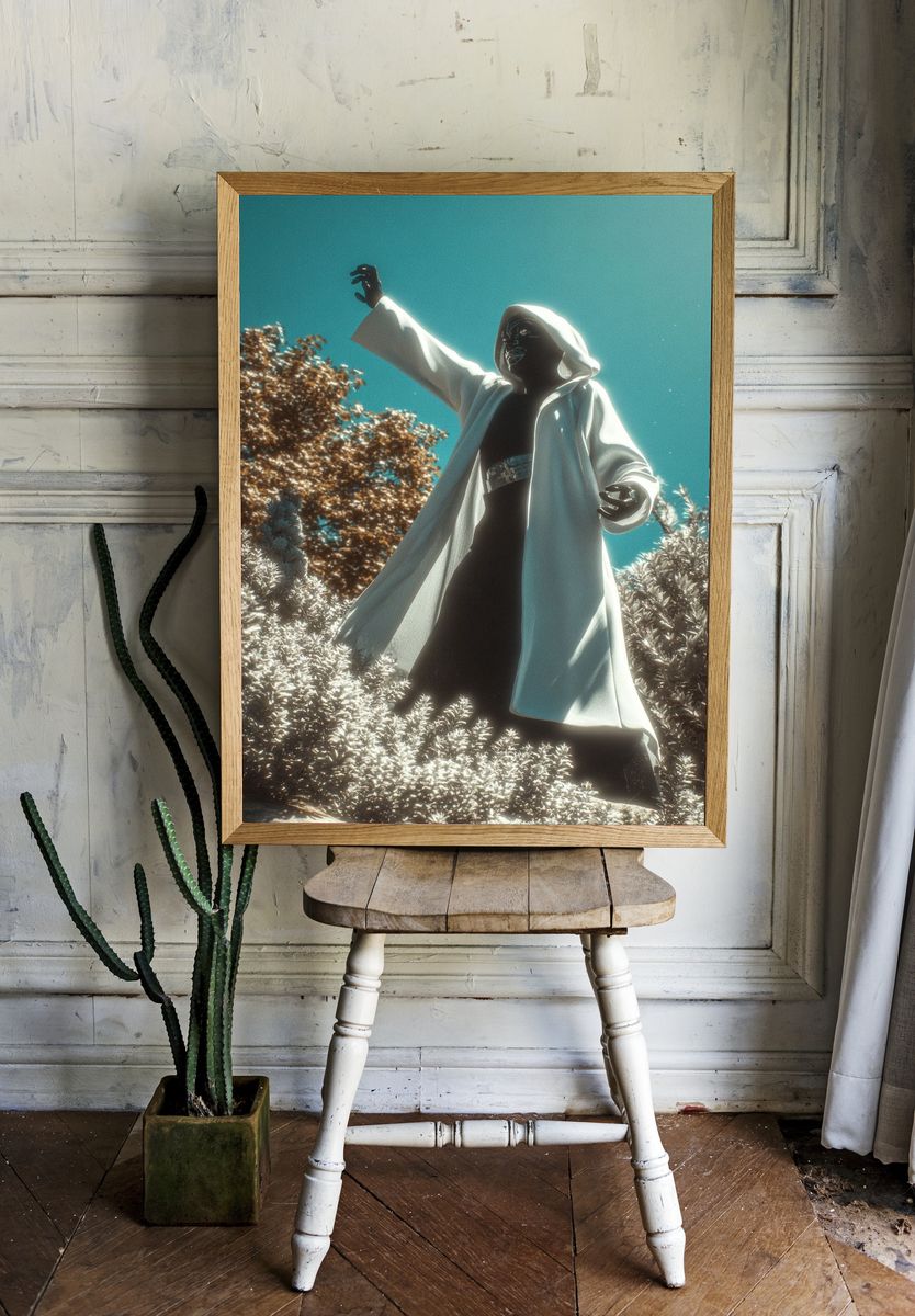 Mystical Figure in Nature — Fantasy Print room preview