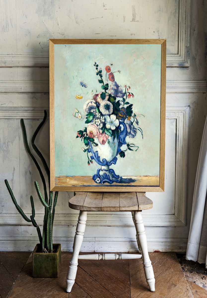 Paul Cézanne 's Rococo Vase. room preview