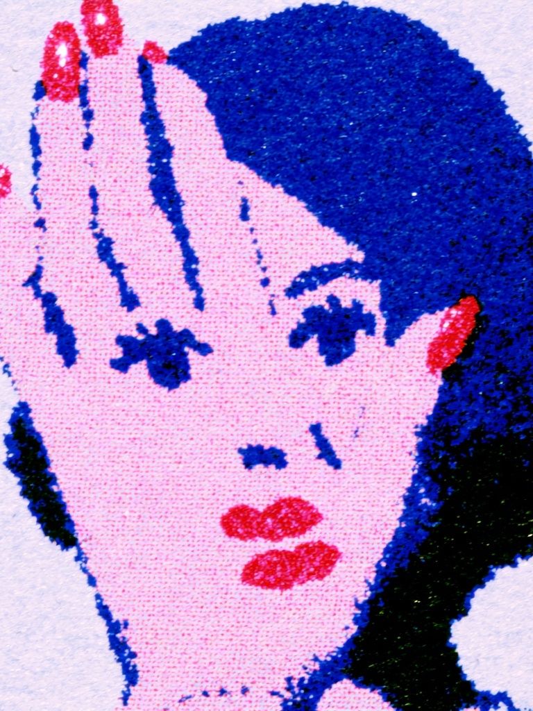 Pop Art Woman Portrait Print. poster detail