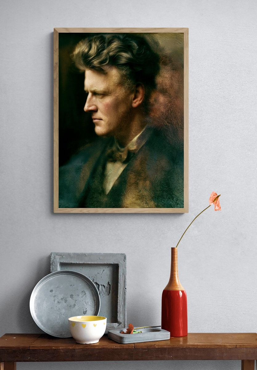 Portrait of a Gentleman Fine-Art Poster. — room view 3