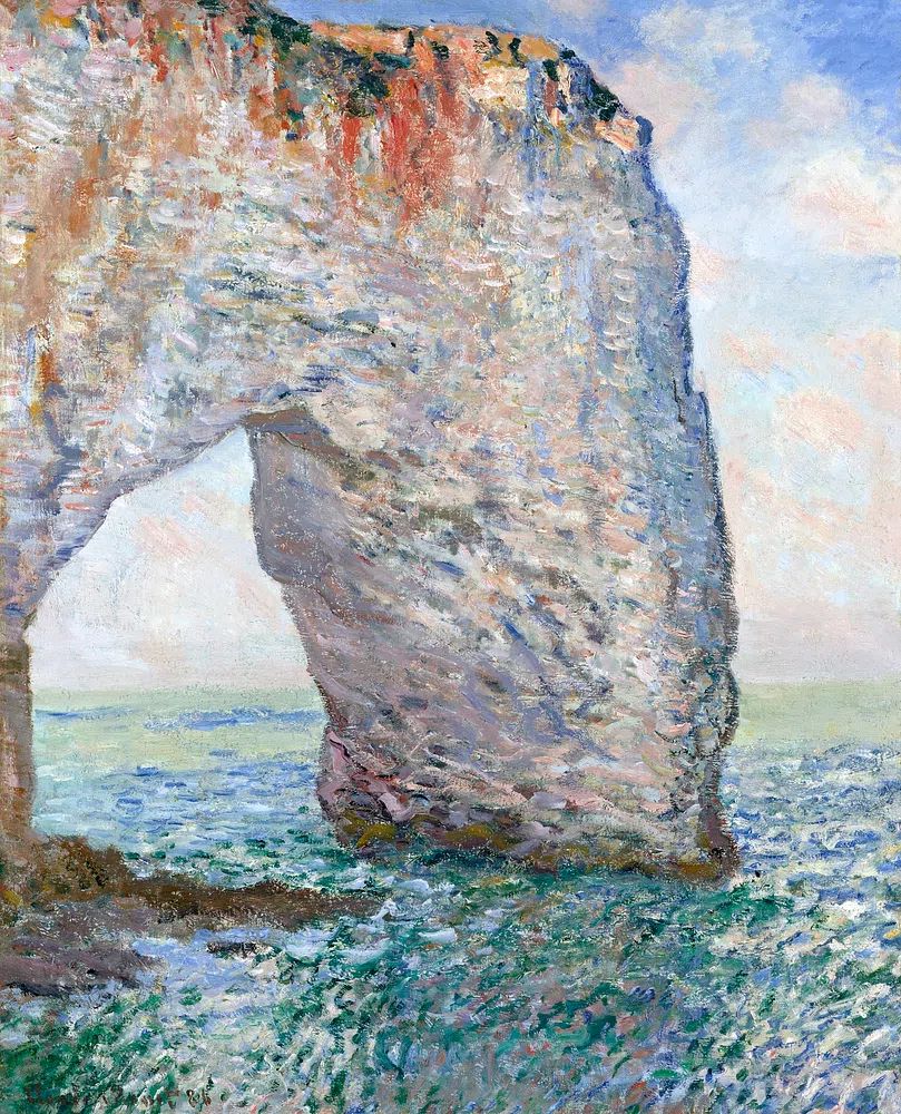 Cliff Arch by the Sea — Fine Art Print. poster — fine-art art