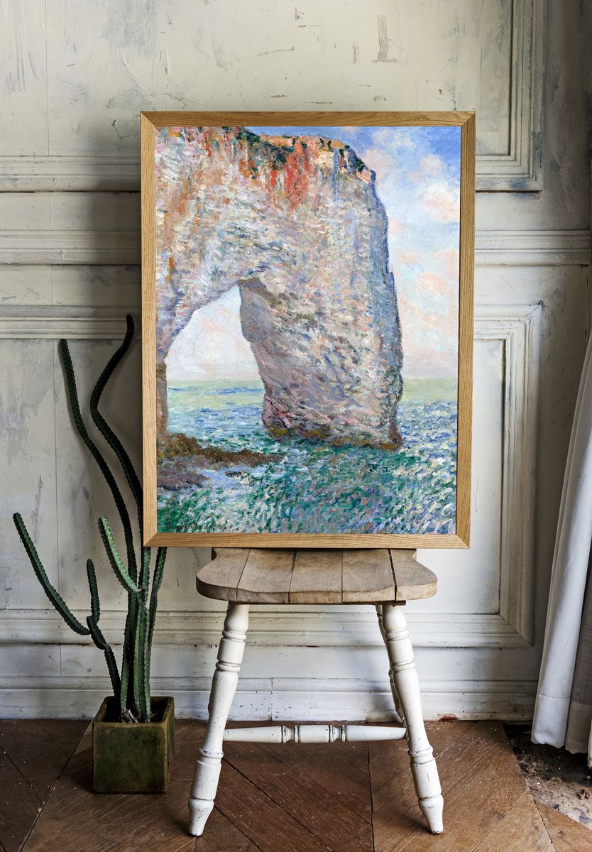 Cliff Arch by the Sea — Fine Art Print room preview