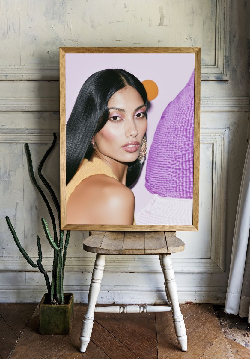 Fashion Portrait Photography Poster. — room view 1