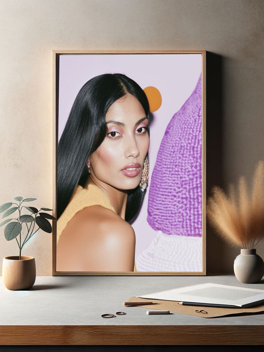 Fashion Portrait Photography Poster. — room view 2