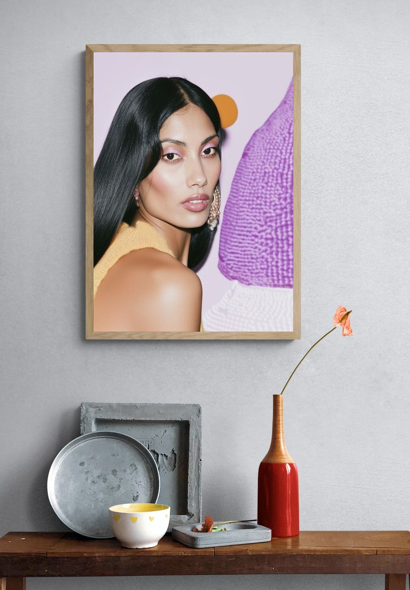 Fashion Portrait Photography Poster. — room view 3