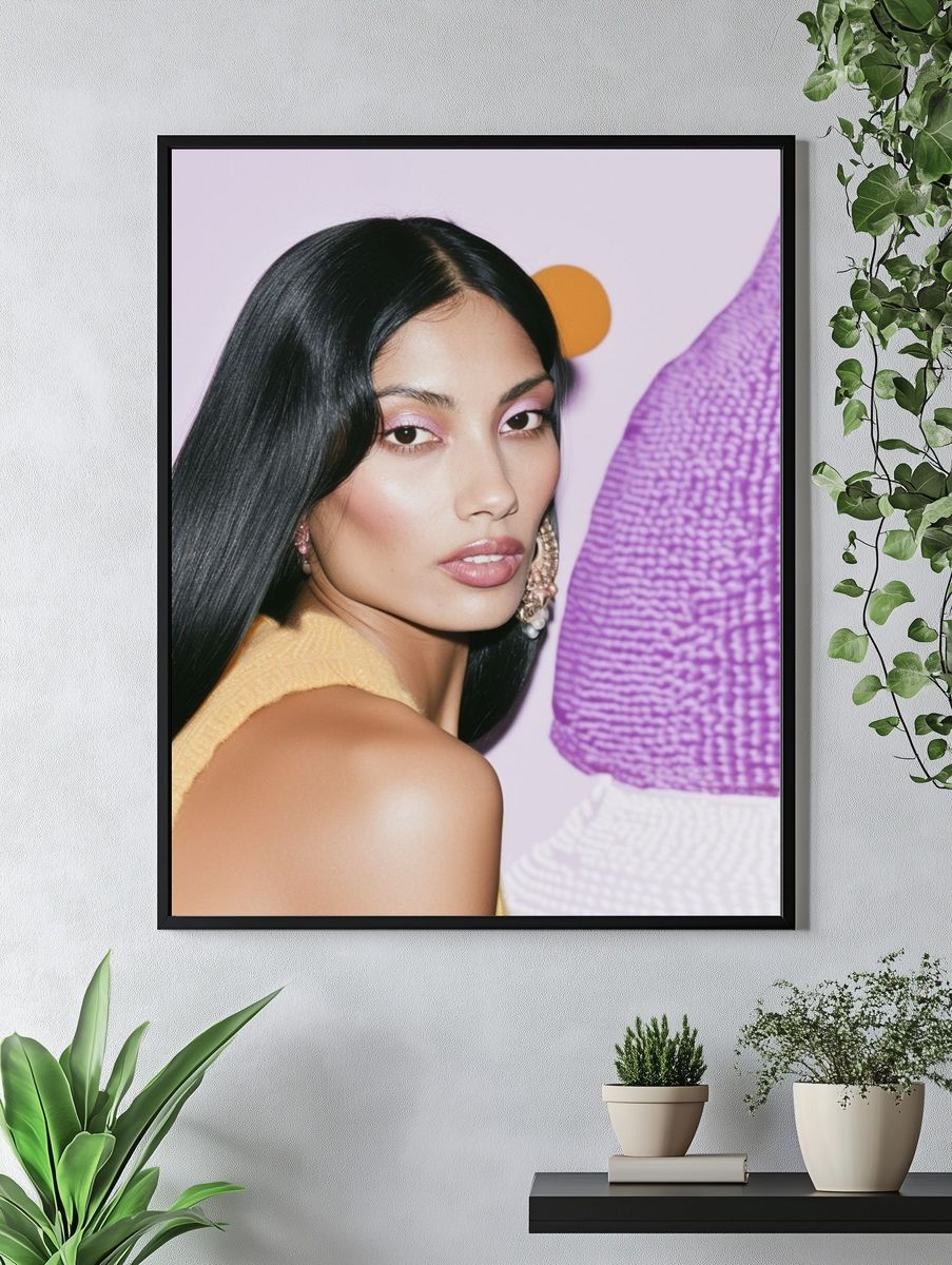 Fashion Portrait Photography Poster. — room view 4