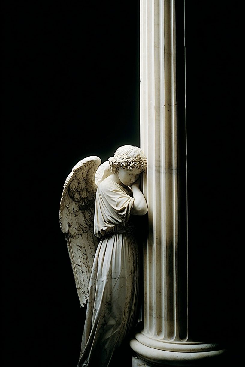 Angel Statue — Fine Art Print. poster detail