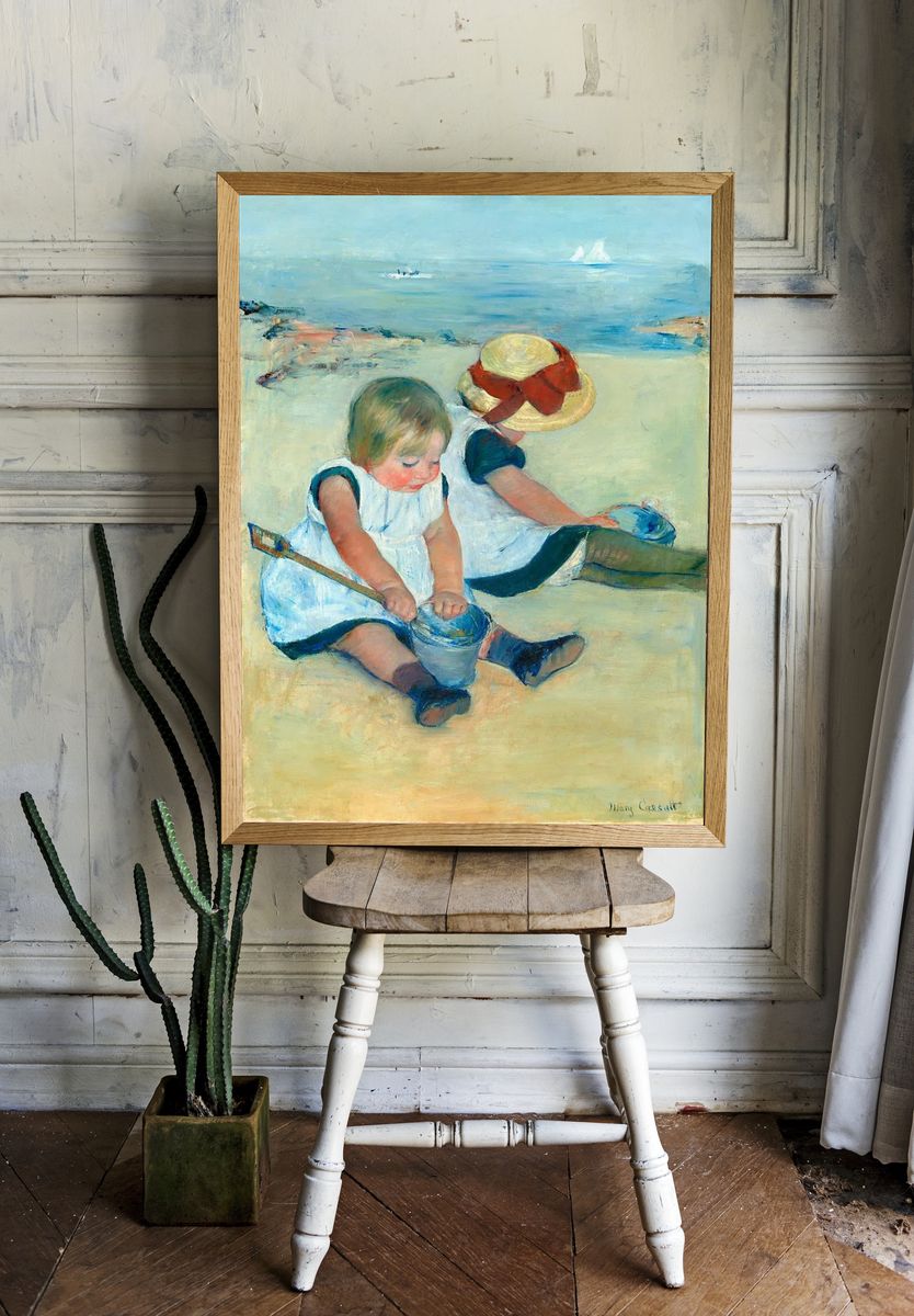 Children Playing Beach (1884) Mary. room preview