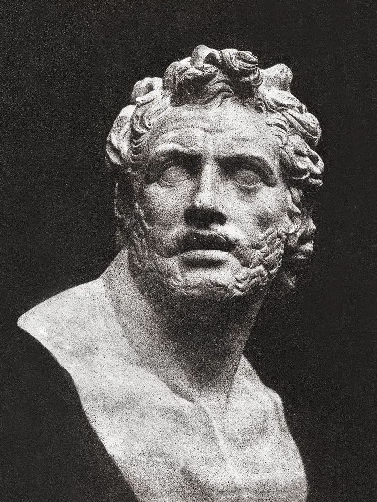 Classical Sculpture Bust — Fine Art Print. poster detail