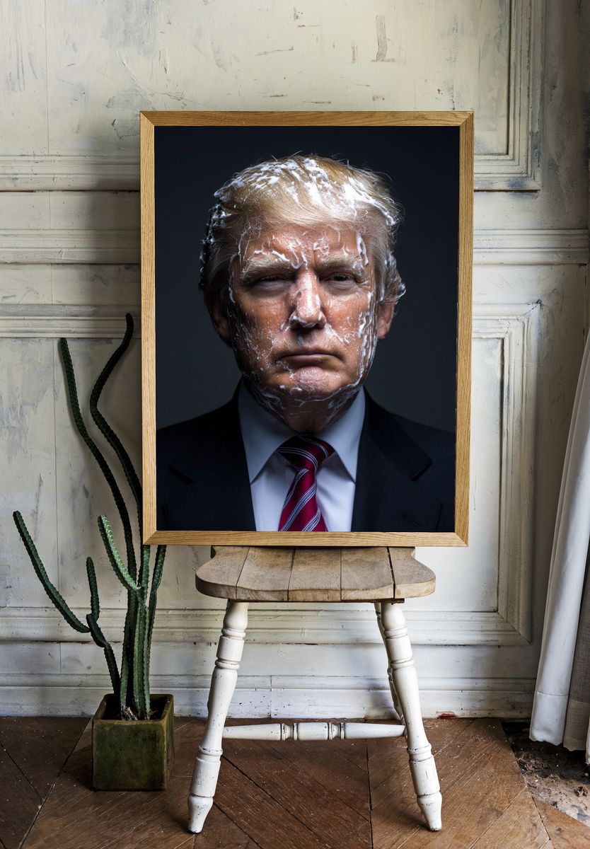 Controversial Portrait — Fine Art Print. — room view 1