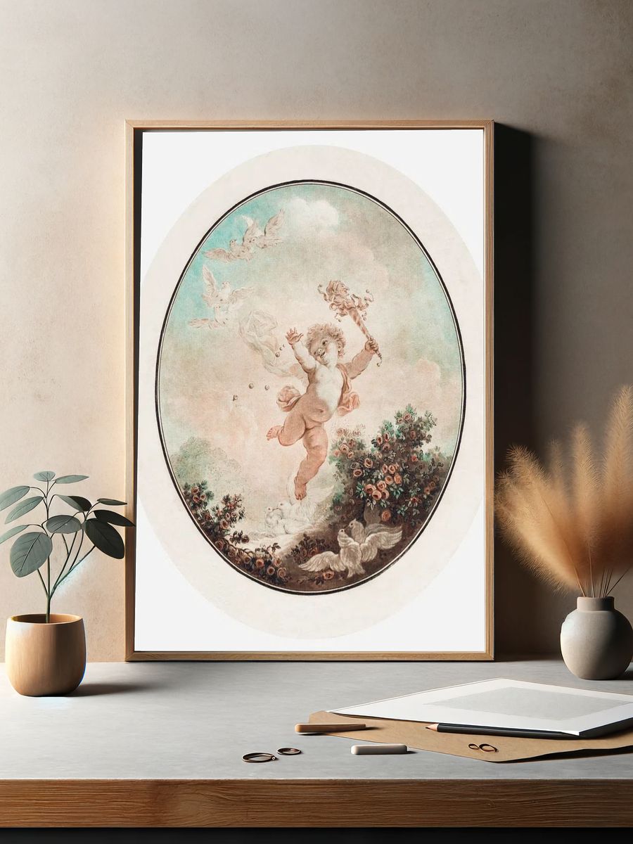 Folly (1777) painting high resolution. — room view 2