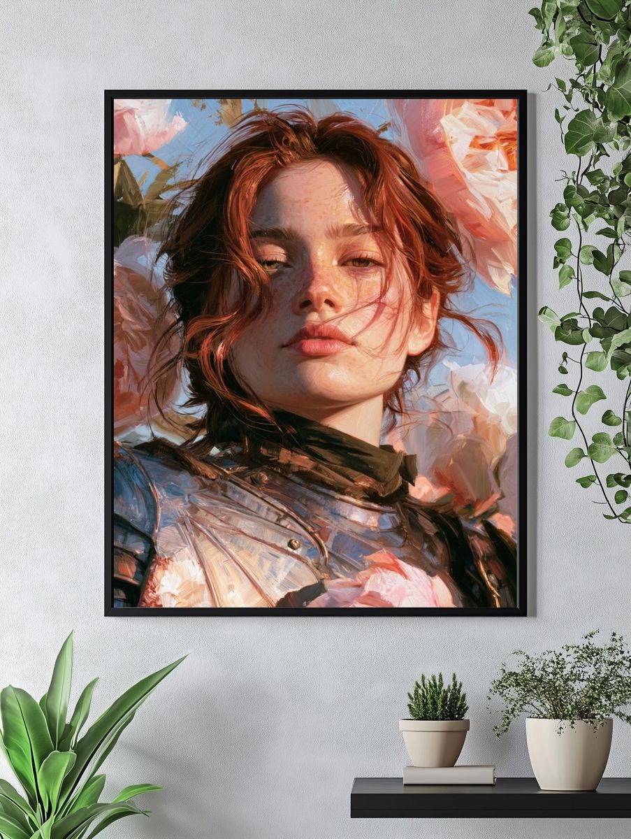 Floral Portrait Fine-Art Print. — room view 4