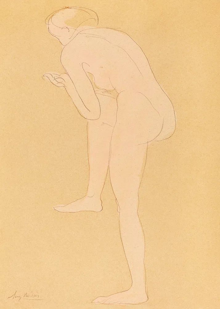 Elegant Nude Figure — Fine Art Print. poster detail