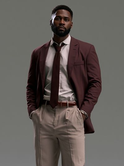 Elegant Menswear Portrait Poster.